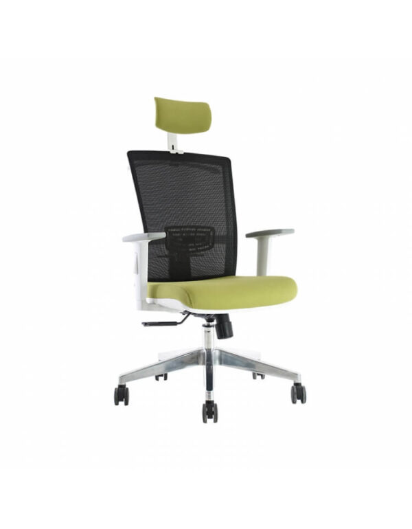 Sillón para direccion de respaldo alto tapizado en malla modelo BM 7800