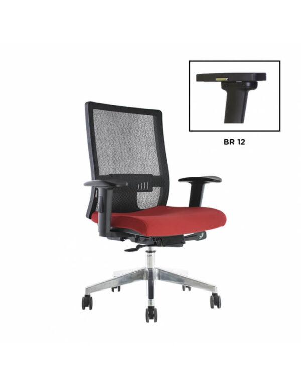 Silla operativa con respaldo de malla modelo BM 8150