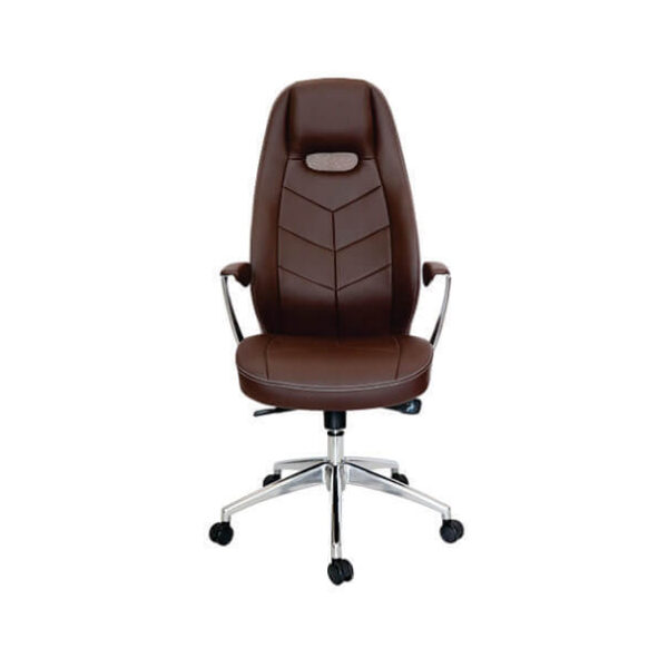 Sillón de alto nivel para directivo ALUFSEN (OHE-405CHOCOLATE)