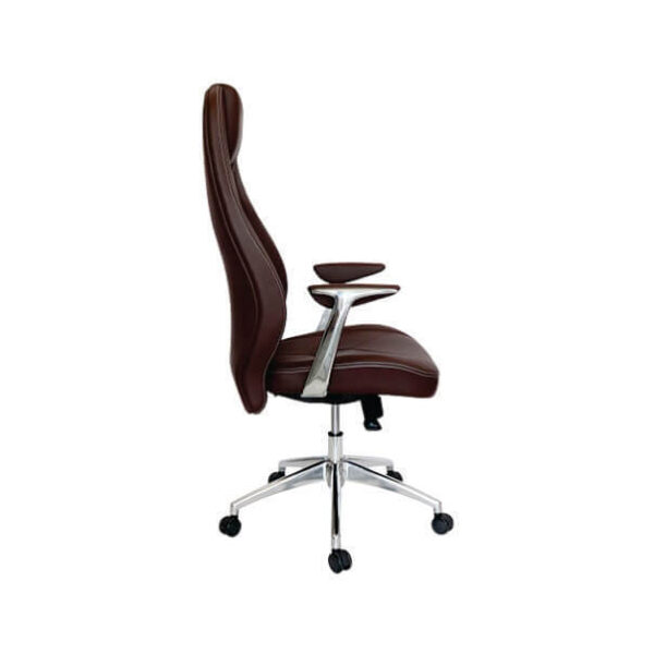 Sillón de alto nivel para directivo ALUFSEN (OHE-405CHOCOLATE)