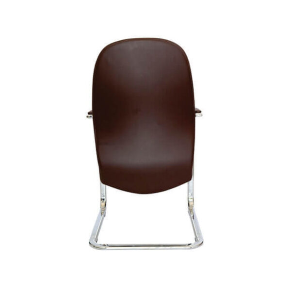 Sillón de alto nivel para visitante de directivo ALUFSEN (OHV-408CHOCOLATE)