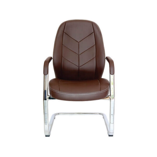 Sillón de alto nivel para visitante de directivo ALUFSEN (OHV-408CHOCOLATE)